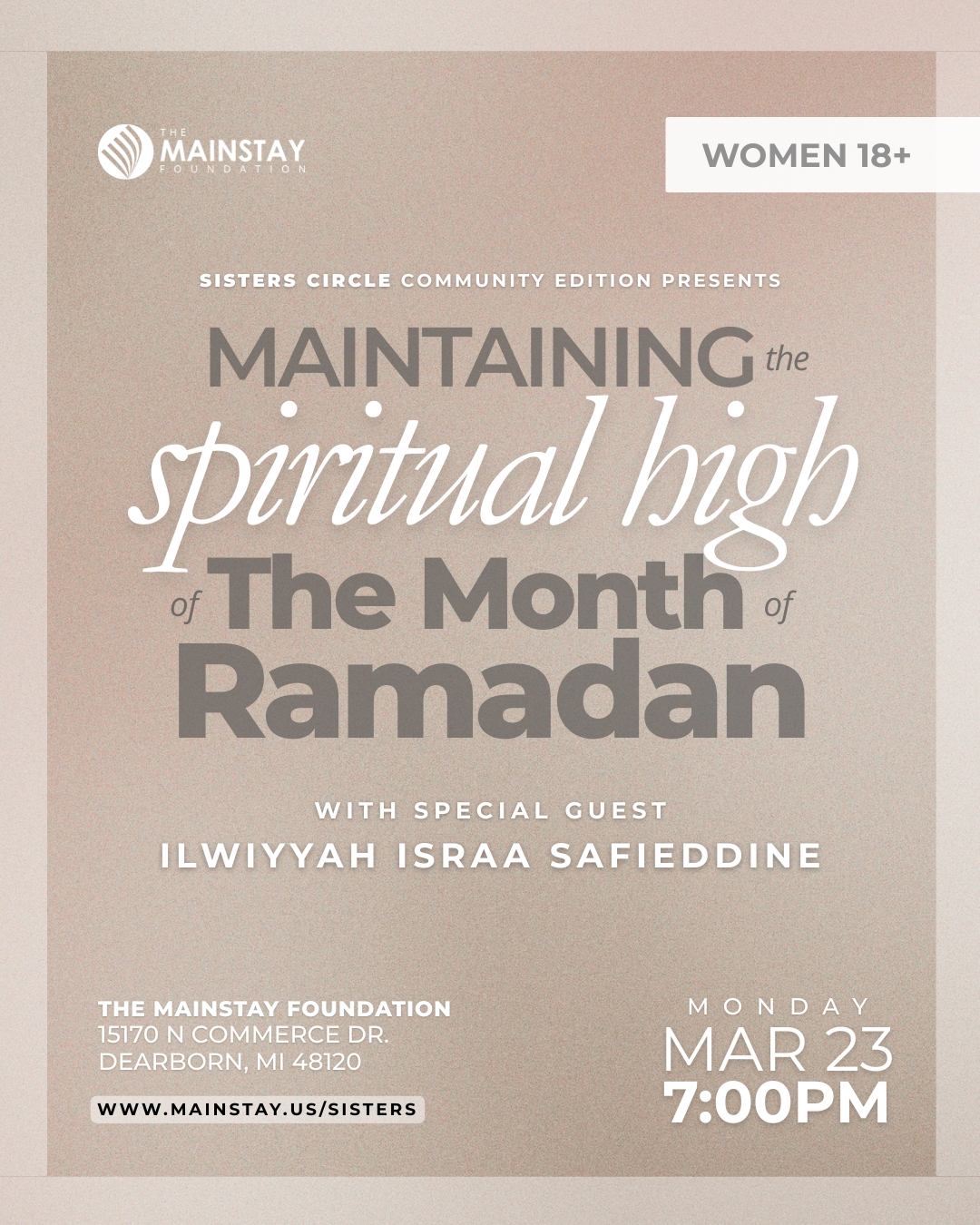 VOL SistersCircle 0316